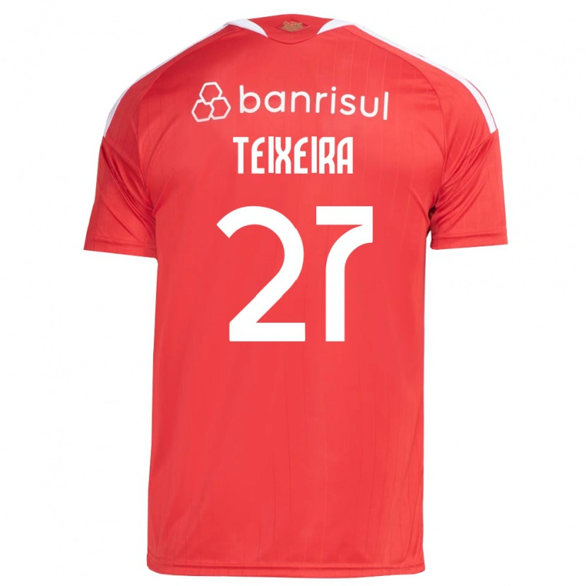 Danxen Kinderen Danny Teixeira #27 Rood Wit Thuisshirt Thuistenue 2026/27 T-Shirt België