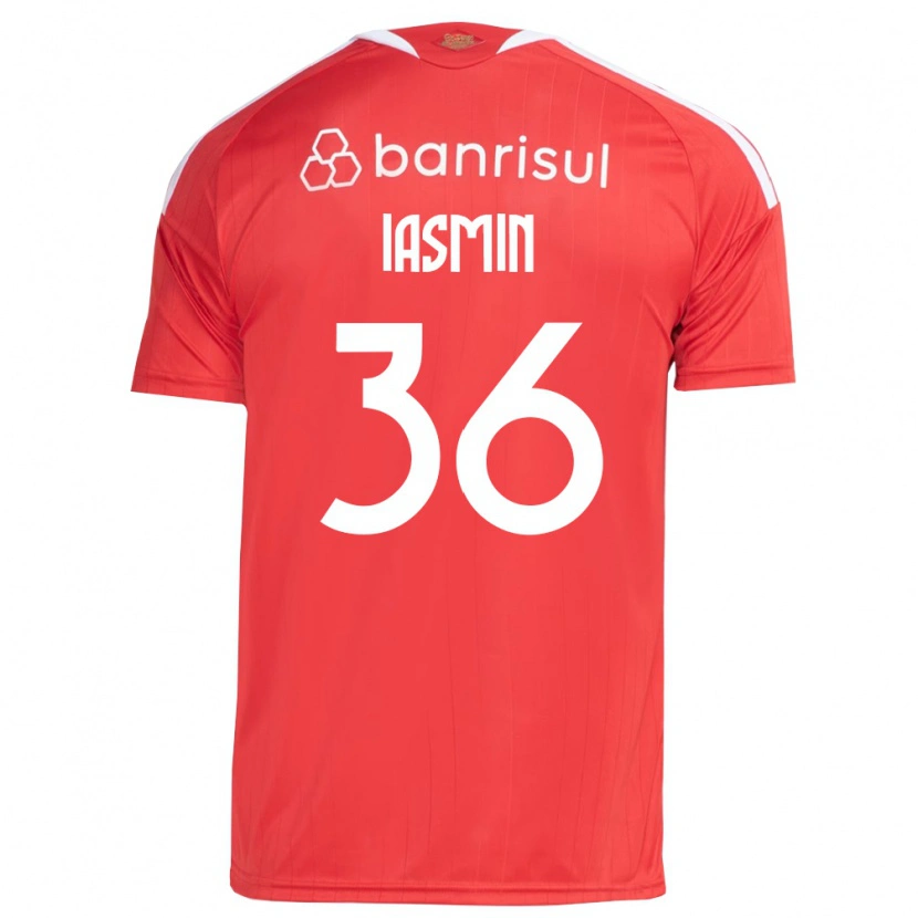 Danxen Kinderen Iasmin #36 Rood Wit Thuisshirt Thuistenue 2026/27 T-Shirt België