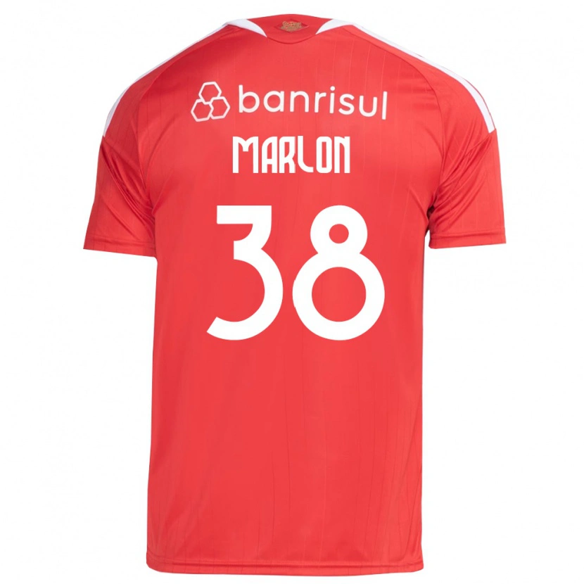 Danxen Kinderen Marlon #38 Rood Wit Thuisshirt Thuistenue 2026/27 T-Shirt België