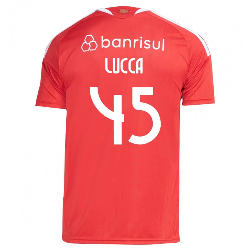 Danxen Kinderen Lucca #45 Rood Wit Thuisshirt Thuistenue 2026/27 T-Shirt België