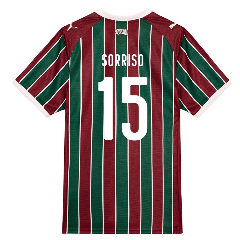 Danxen Kinderen Debora Sorriso #15 Groen Bordeaux Rood Wit Thuisshirt Thuistenue 2026/27 T-Shirt België