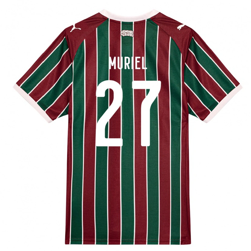 Danxen Kinderen Muriel #27 Groen Bordeaux Rood Wit Thuisshirt Thuistenue 2026/27 T-Shirt België