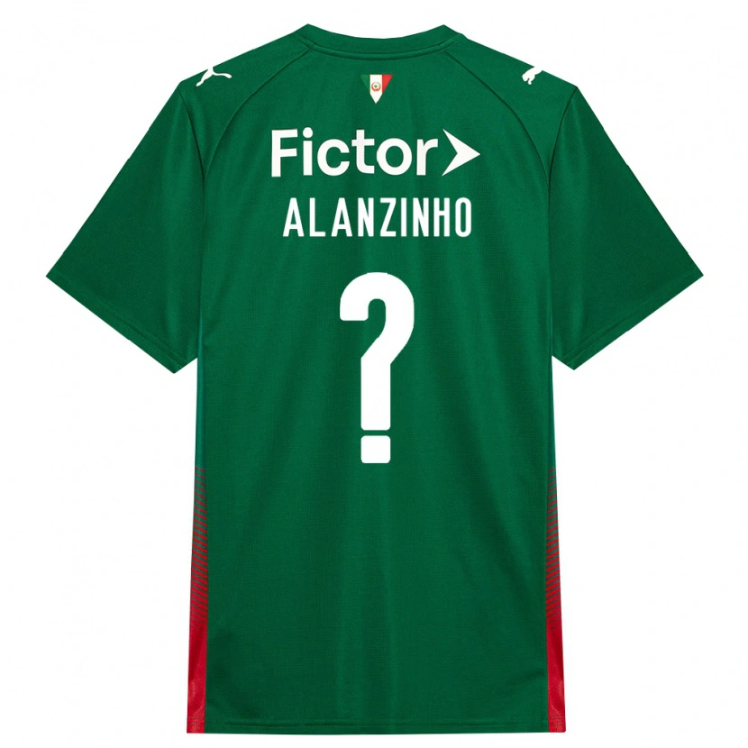 Danxen Kinderen Alanzinho #0 Groen Rood Wit Thuisshirt Thuistenue 2026/27 T-Shirt België