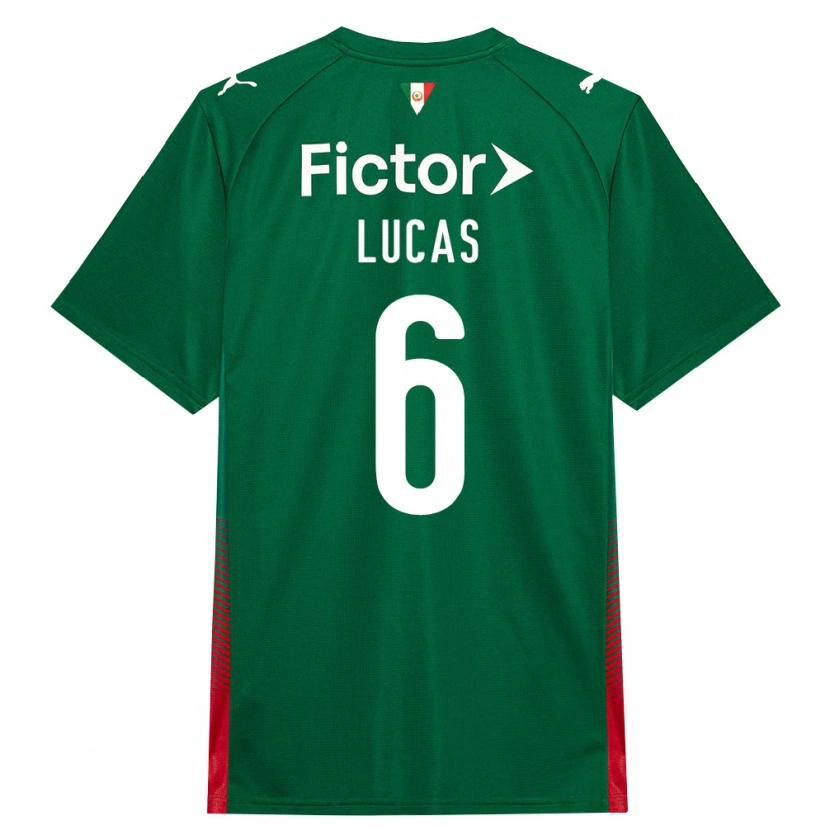 Danxen Kinderen André Lucas #6 Groen Rood Wit Thuisshirt Thuistenue 2026/27 T-Shirt België