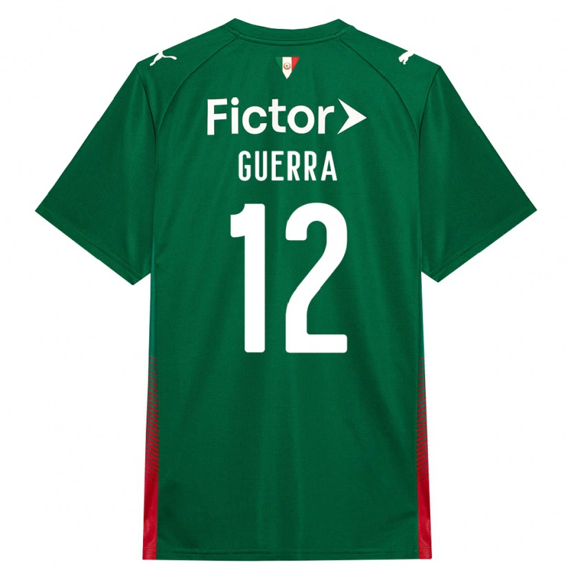 Danxen Kinderen Heitor Guerra #12 Groen Rood Wit Thuisshirt Thuistenue 2026/27 T-Shirt België