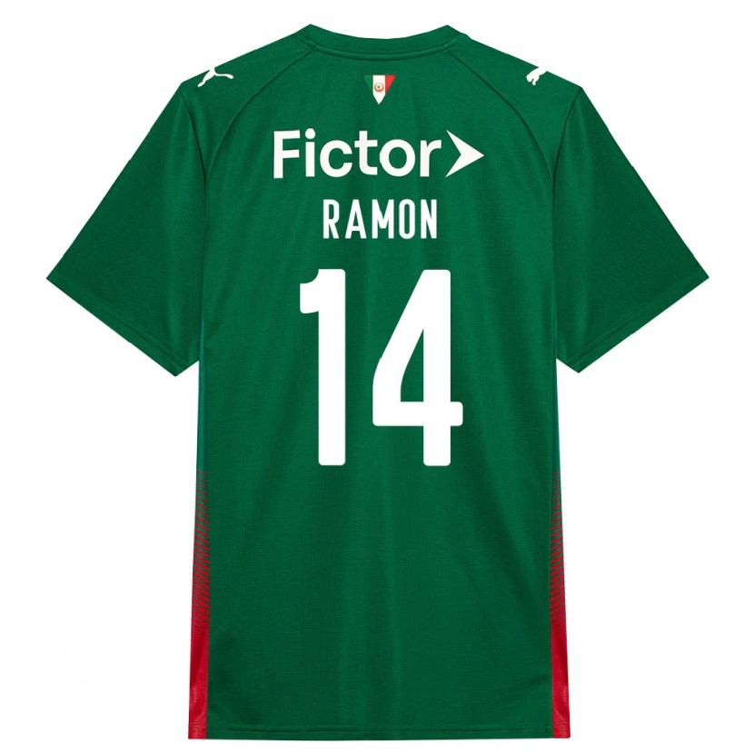 Danxen Kinderen Luccas Ramon #14 Groen Rood Wit Thuisshirt Thuistenue 2026/27 T-Shirt België