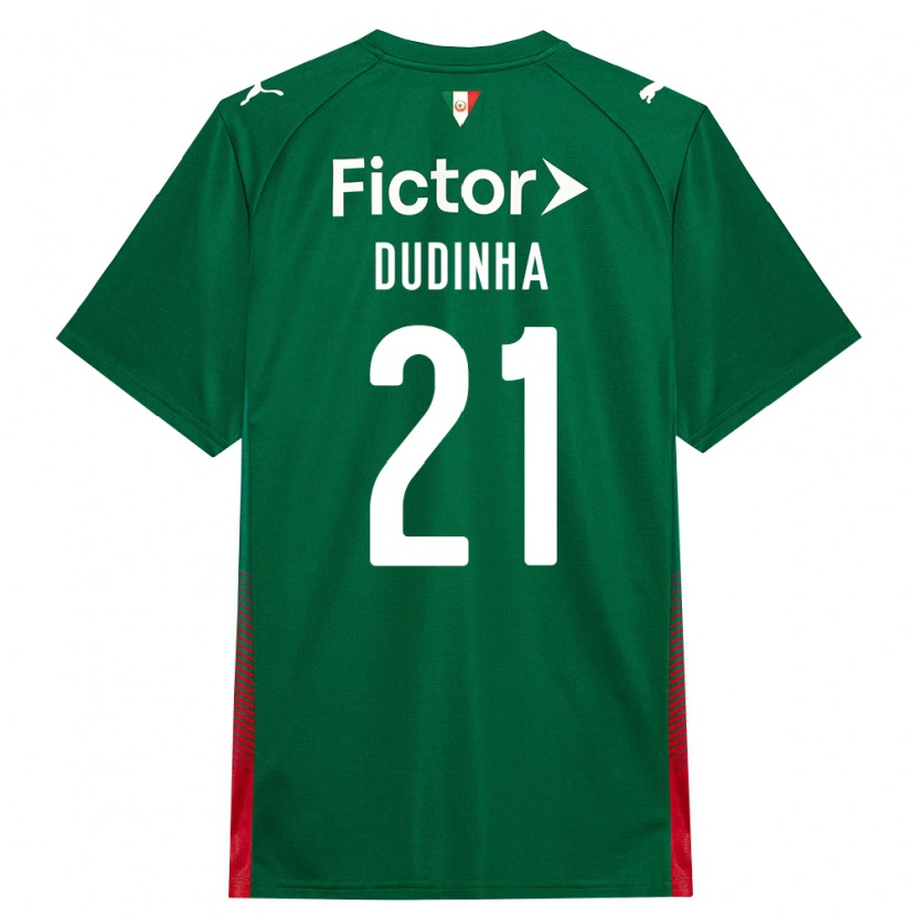 Danxen Kinderen Dudinha #21 Groen Rood Wit Thuisshirt Thuistenue 2026/27 T-Shirt België