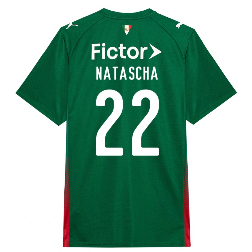 Danxen Kinderen Natascha #22 Groen Rood Wit Thuisshirt Thuistenue 2026/27 T-Shirt België