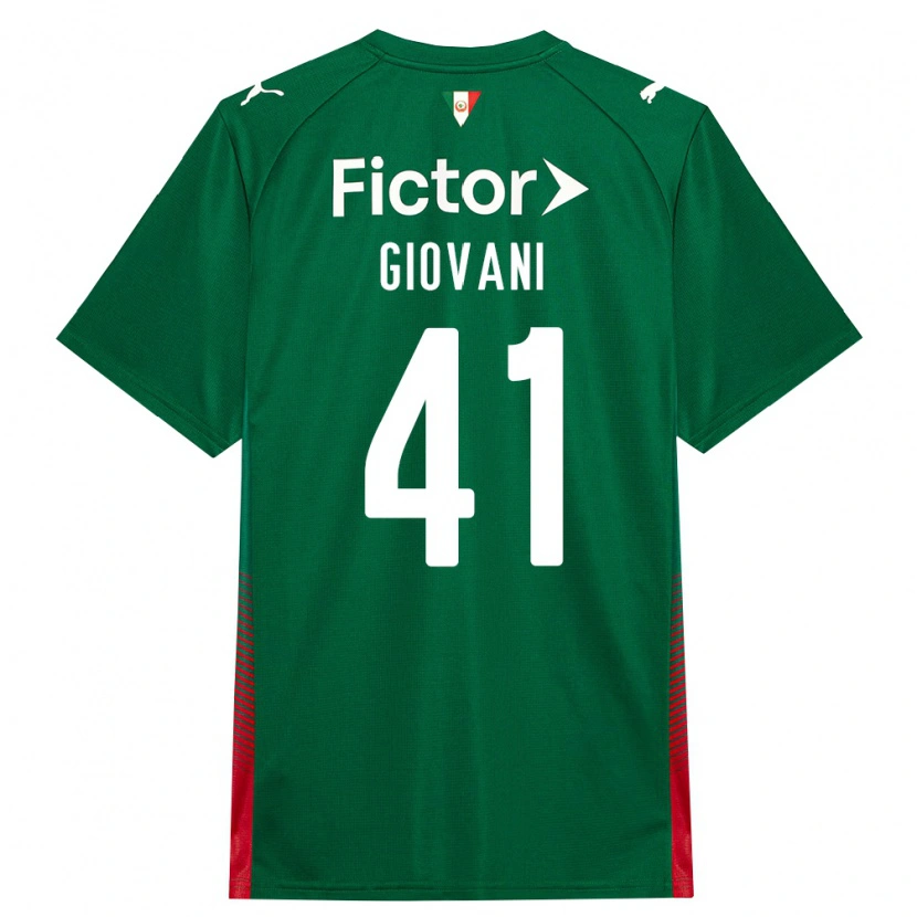 Danxen Kinderen Giovani #41 Groen Rood Wit Thuisshirt Thuistenue 2026/27 T-Shirt België