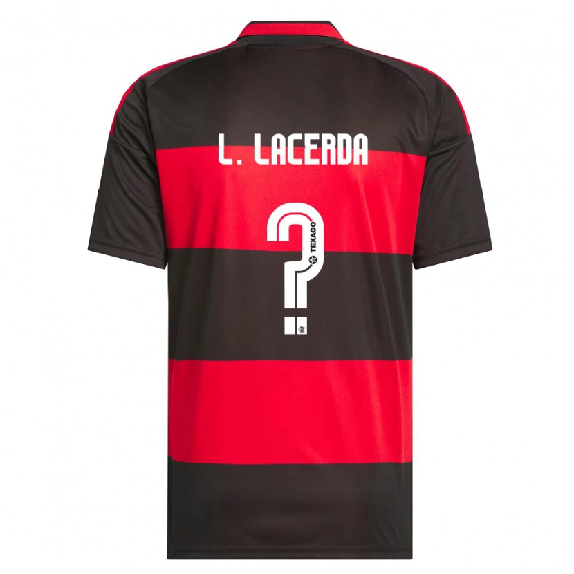 Danxen Kinderen Iago Lacerda #0 Rood Zwart Wit Thuisshirt Thuistenue 2026/27 T-Shirt België