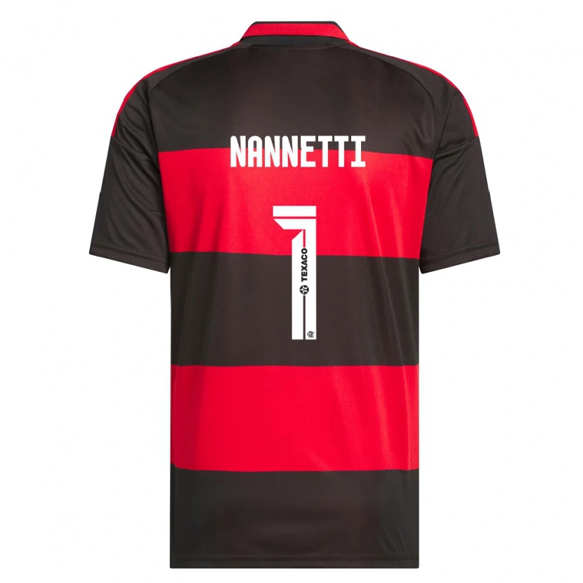 Danxen Kinderen Léo Nannetti #1 Rood Zwart Wit Thuisshirt Thuistenue 2026/27 T-Shirt België