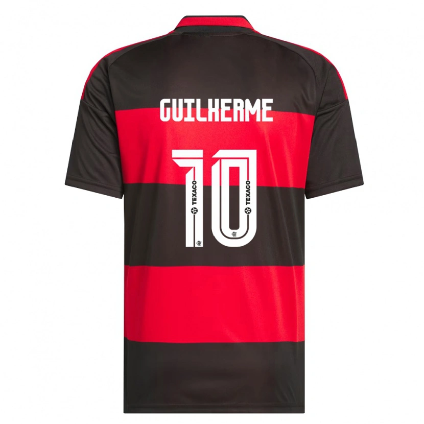 Danxen Kinderen Guilherme Gomes #10 Rood Zwart Wit Thuisshirt Thuistenue 2026/27 T-Shirt België