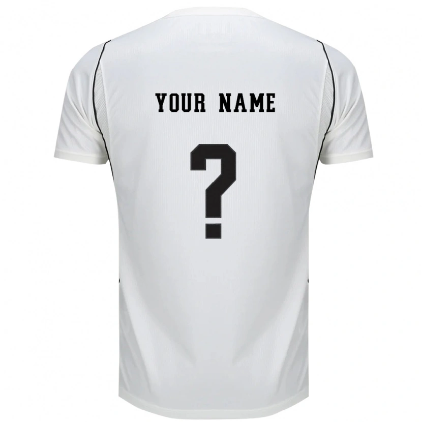 Danxen Kinderen Uw Naam #0 Wit Zwart Rood Thuisshirt Thuistenue 2026/27 T-Shirt België
