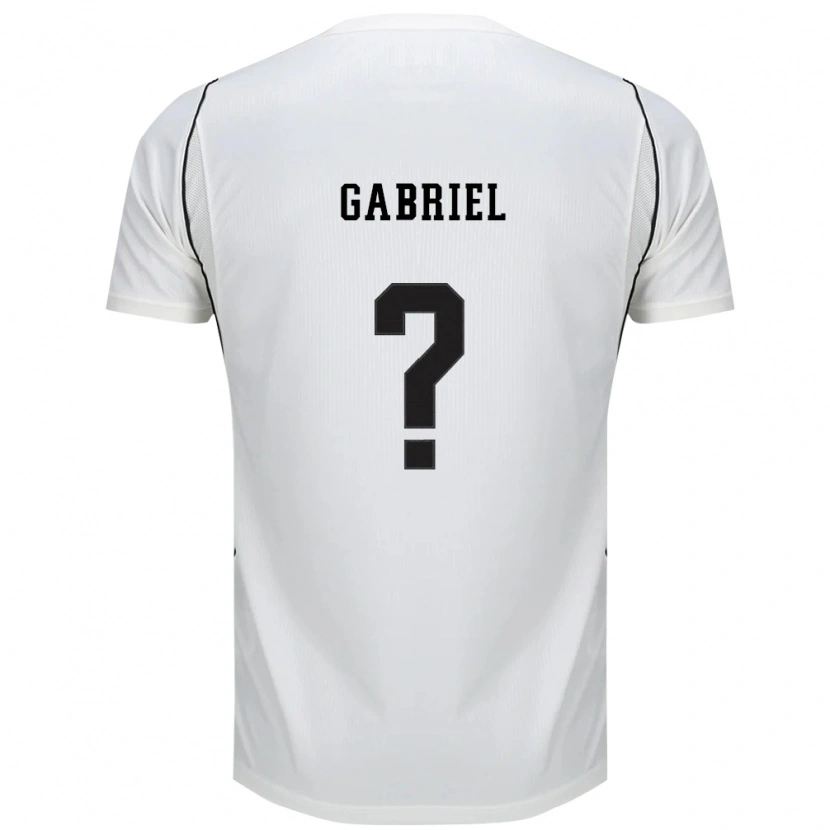 Danxen Kinderen Gabriel #0 Wit Zwart Rood Thuisshirt Thuistenue 2026/27 T-Shirt België