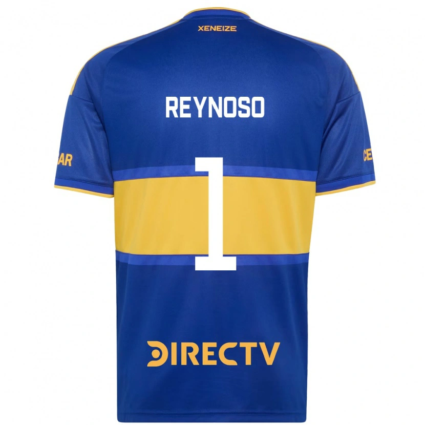 Danxen Kinderen Agustín Reynoso #1 Koninklijk Blauw Geel Thuisshirt Thuistenue 2026/27 T-Shirt België