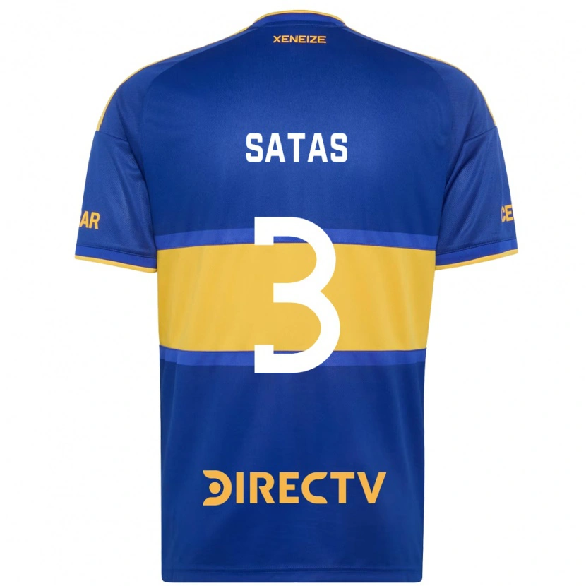 Danxen Kinderen Matías Satas #3 Koninklijk Blauw Geel Thuisshirt Thuistenue 2026/27 T-Shirt België