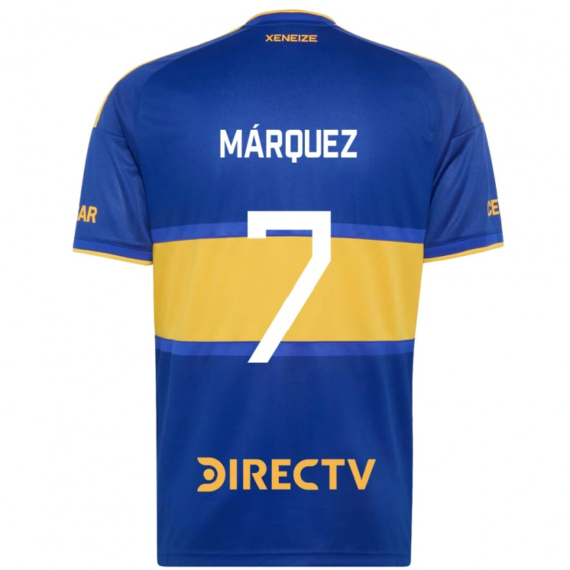 Danxen Kinderen Tomás Márquez #7 Koninklijk Blauw Geel Thuisshirt Thuistenue 2026/27 T-Shirt België