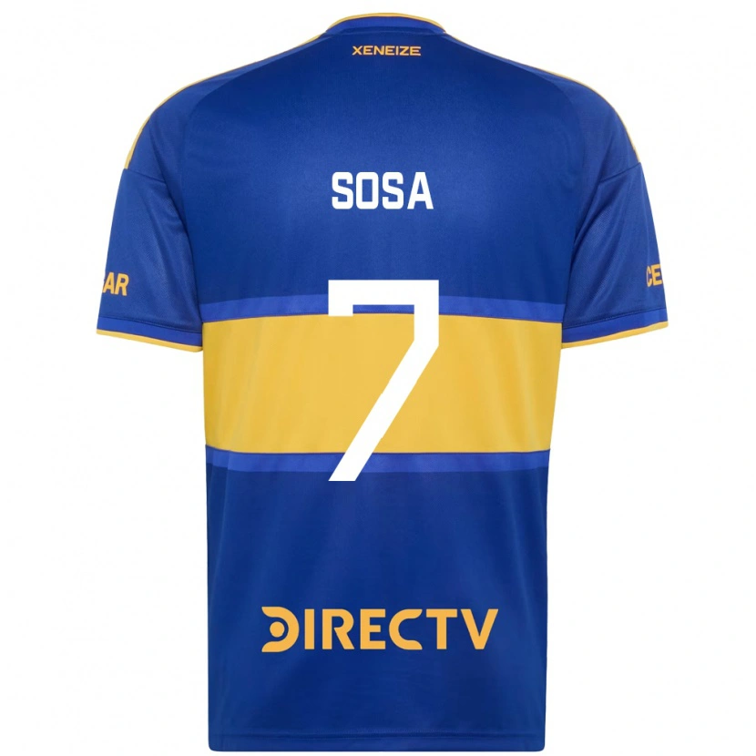 Danxen Kinderen Elián Sosa #7 Koninklijk Blauw Geel Thuisshirt Thuistenue 2026/27 T-Shirt België