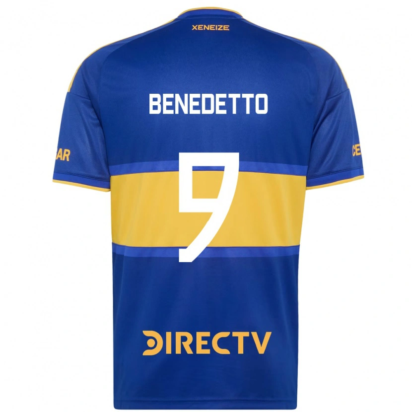 Danxen Kinderen Dario Benedetto #9 Koninklijk Blauw Geel Thuisshirt Thuistenue 2026/27 T-Shirt België
