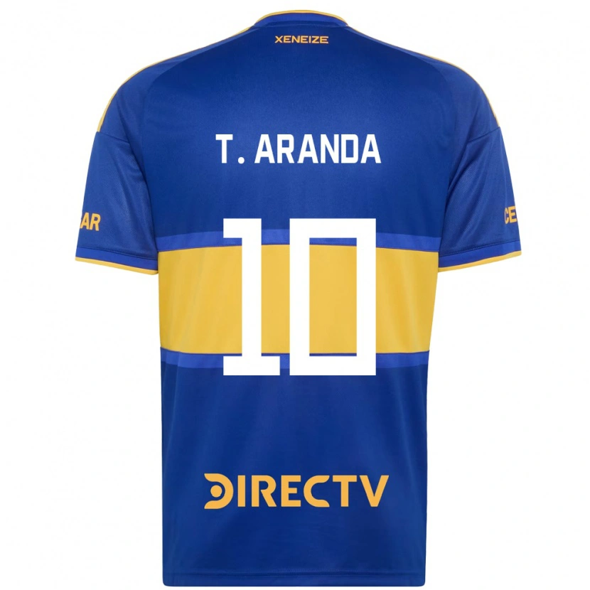 Danxen Kinderen Tomás Aranda #10 Koninklijk Blauw Geel Thuisshirt Thuistenue 2026/27 T-Shirt België
