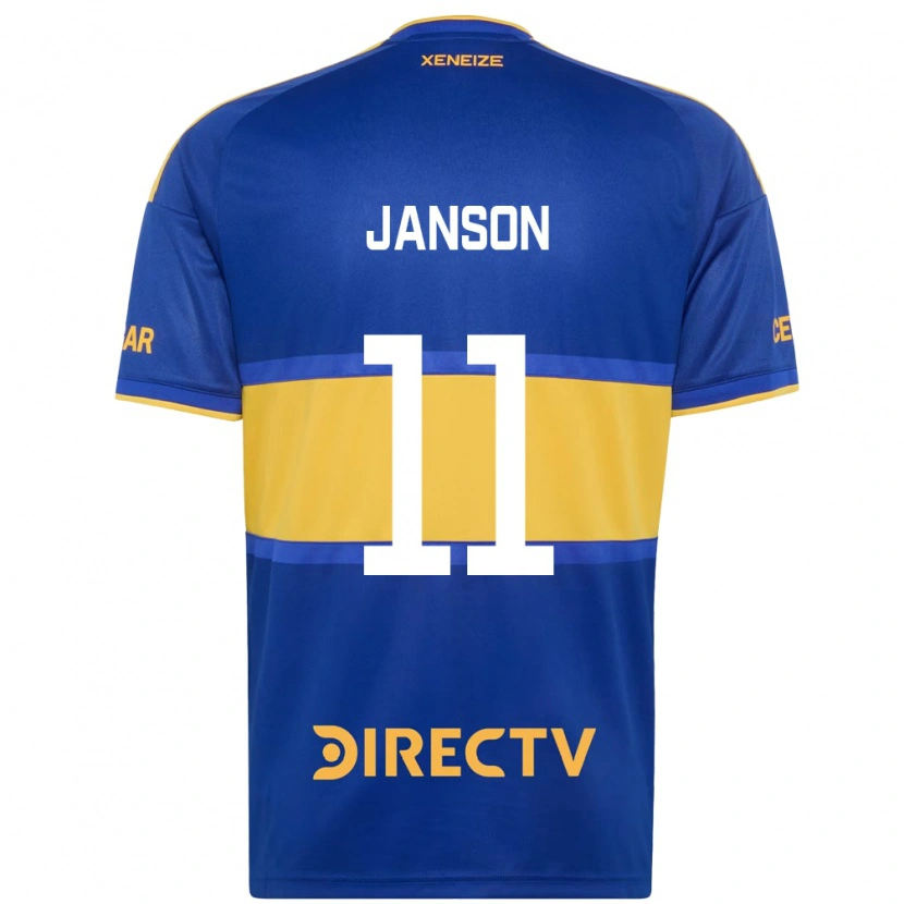Danxen Kinderen Lucas Janson #11 Koninklijk Blauw Geel Thuisshirt Thuistenue 2026/27 T-Shirt België