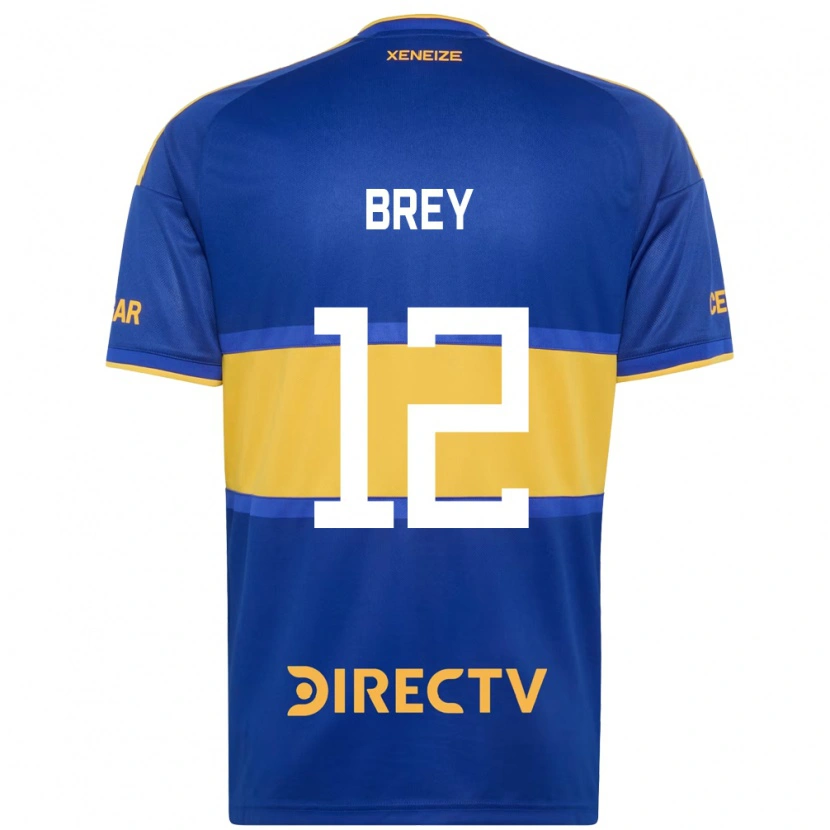 Danxen Kinderen Leandro Brey #12 Koninklijk Blauw Geel Thuisshirt Thuistenue 2026/27 T-Shirt België