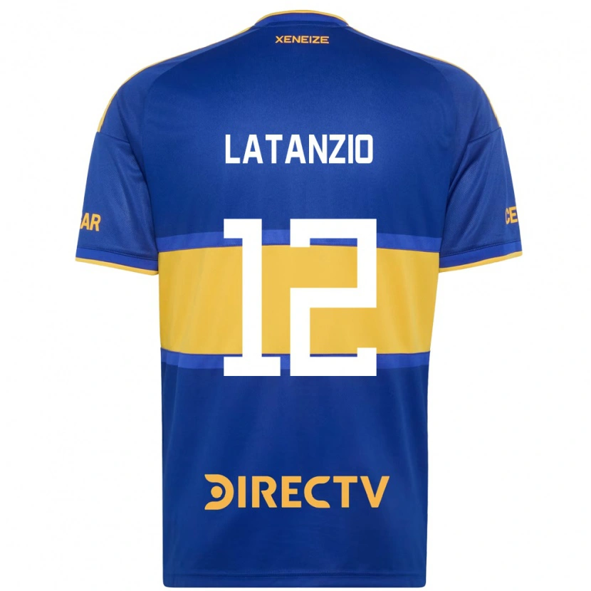 Danxen Kinderen Florencia Latanzio #12 Koninklijk Blauw Geel Thuisshirt Thuistenue 2026/27 T-Shirt België