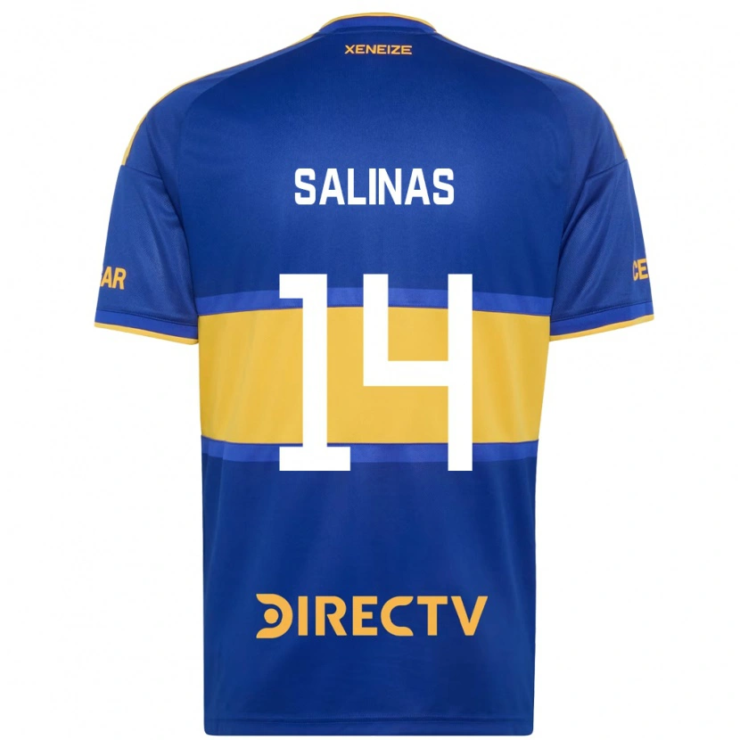 Danxen Kinderen Benjamin Salinas #14 Koninklijk Blauw Geel Thuisshirt Thuistenue 2026/27 T-Shirt België