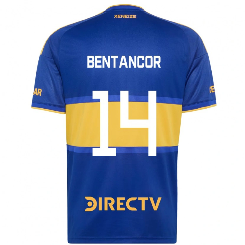 Danxen Kinderen Thomás Bentancor #14 Koninklijk Blauw Geel Thuisshirt Thuistenue 2026/27 T-Shirt België