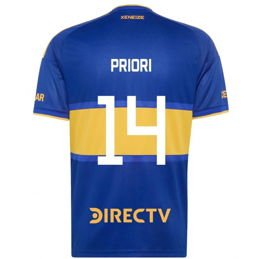 Danxen Kinderen Brisa Priori #14 Koninklijk Blauw Geel Thuisshirt Thuistenue 2026/27 T-Shirt België