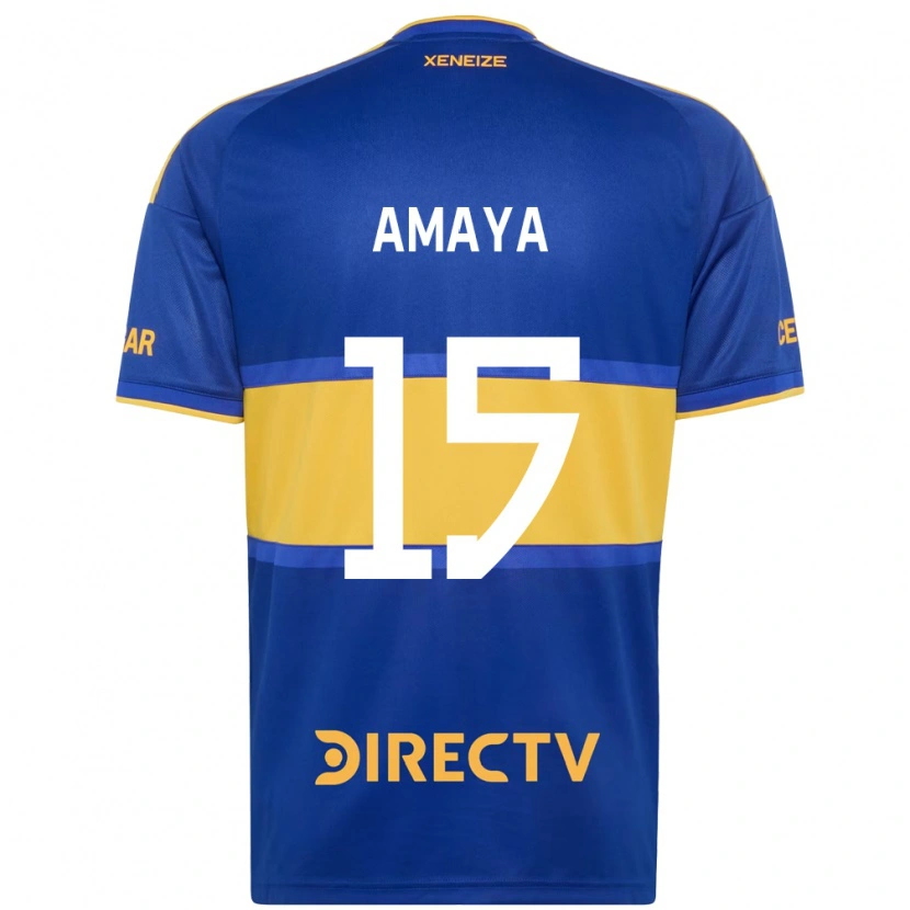 Danxen Kinderen Facundo Amaya #15 Koninklijk Blauw Geel Thuisshirt Thuistenue 2026/27 T-Shirt België