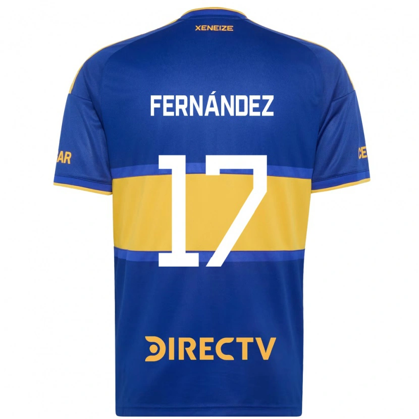 Danxen Kinderen Alexander Fernández #17 Koninklijk Blauw Geel Thuisshirt Thuistenue 2026/27 T-Shirt België