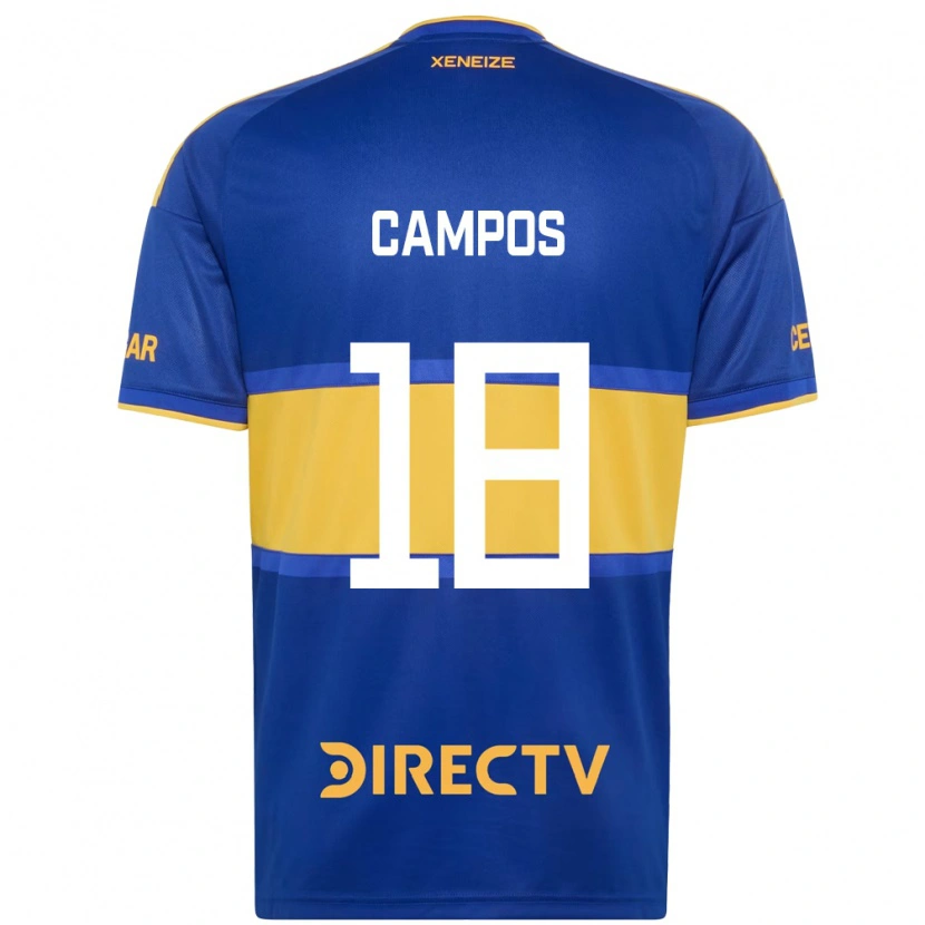 Danxen Kinderen Brisa Campos #18 Koninklijk Blauw Geel Thuisshirt Thuistenue 2026/27 T-Shirt België