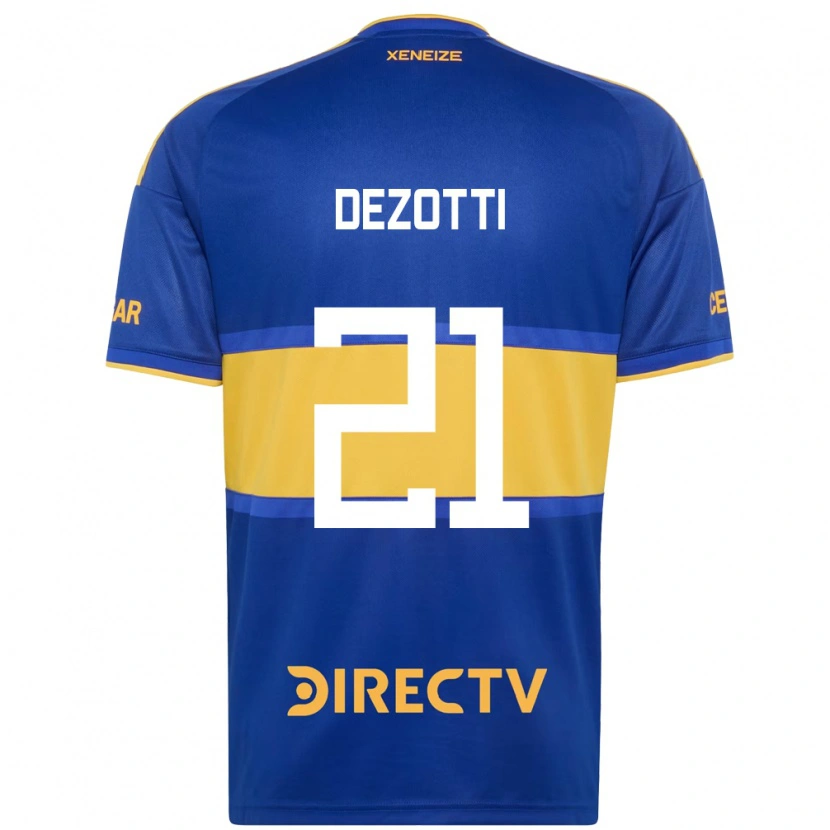 Danxen Kinderen Martina Dezotti #21 Koninklijk Blauw Geel Thuisshirt Thuistenue 2026/27 T-Shirt België