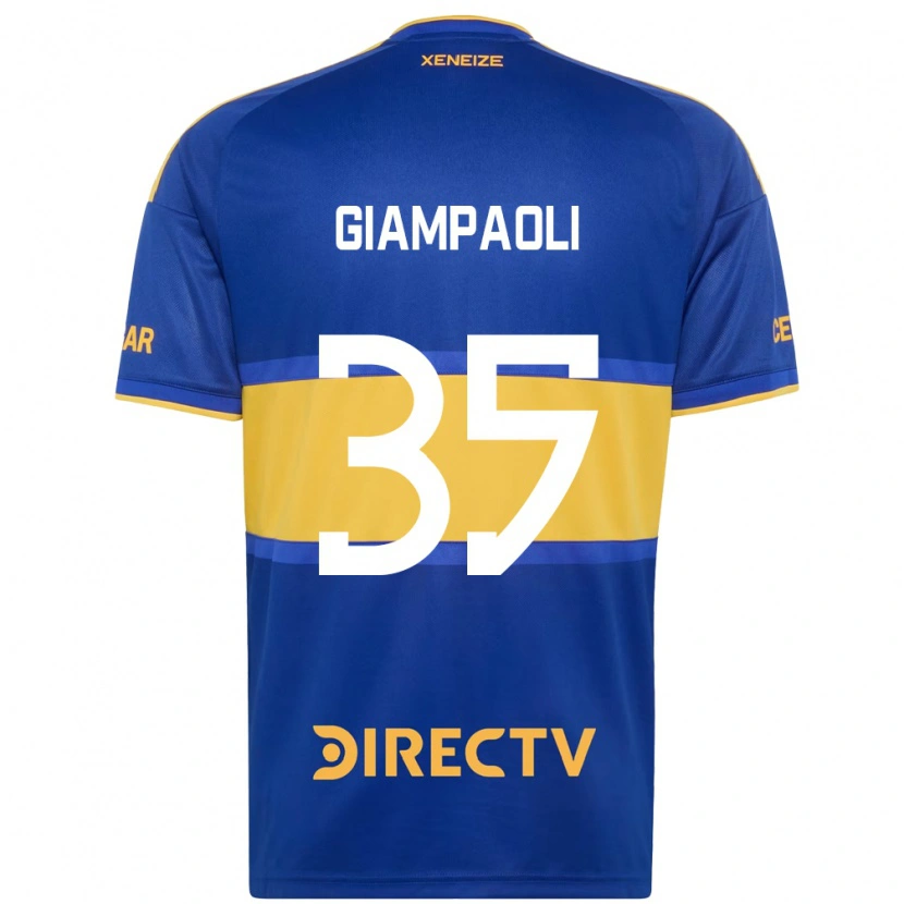 Danxen Kinderen Renzo Giampaoli #35 Koninklijk Blauw Geel Thuisshirt Thuistenue 2026/27 T-Shirt België