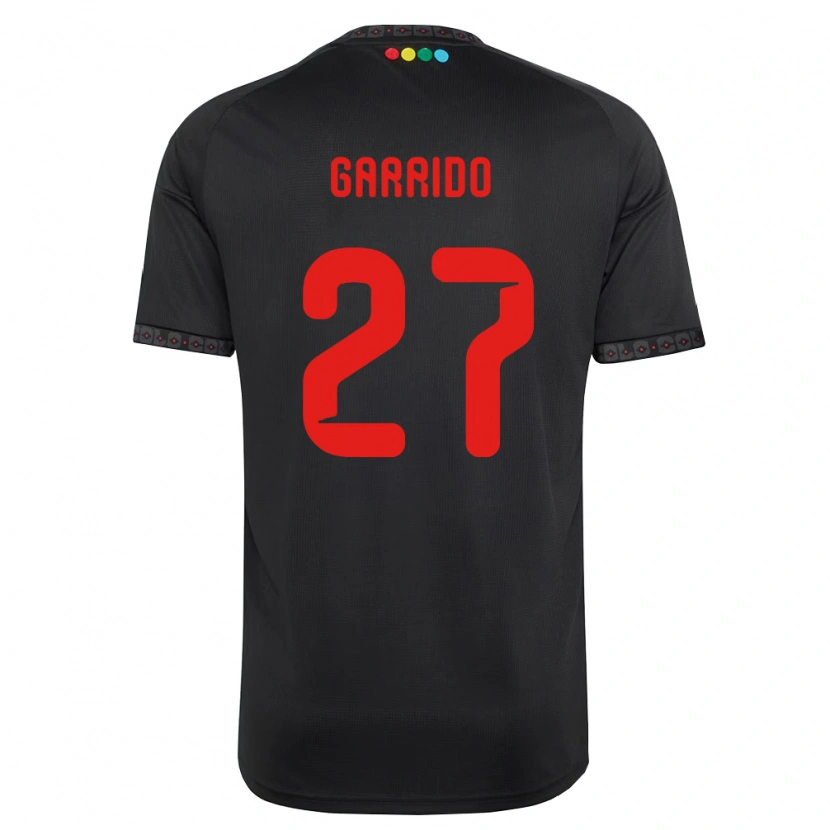 Danxen Kinderen Franco Garrido #27 Zwart Rood Uitshirt Uittenue 2026/27 T-Shirt België