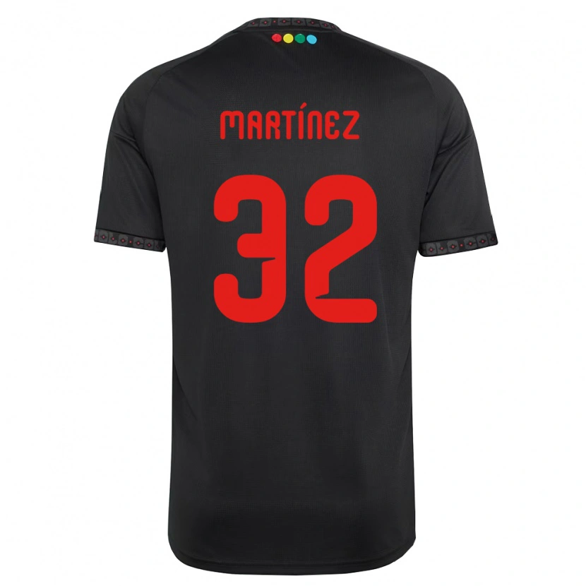 Danxen Kinderen Vicente Martínez #32 Zwart Rood Uitshirt Uittenue 2026/27 T-Shirt België