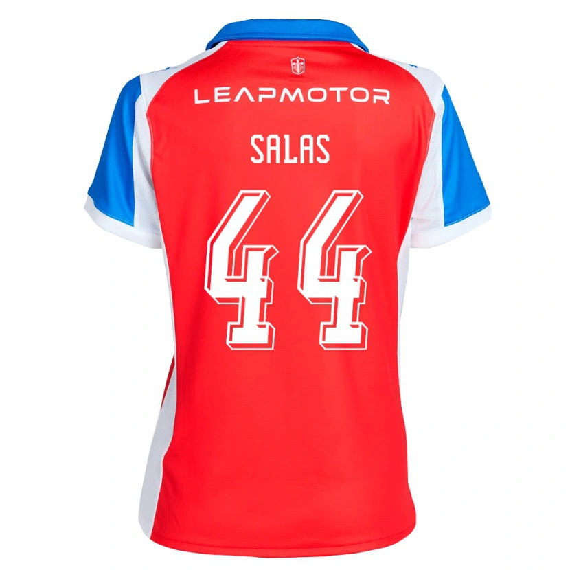 Danxen Kinderen José Salas #44 Rood Blauw Uitshirt Uittenue 2026/27 T-Shirt België