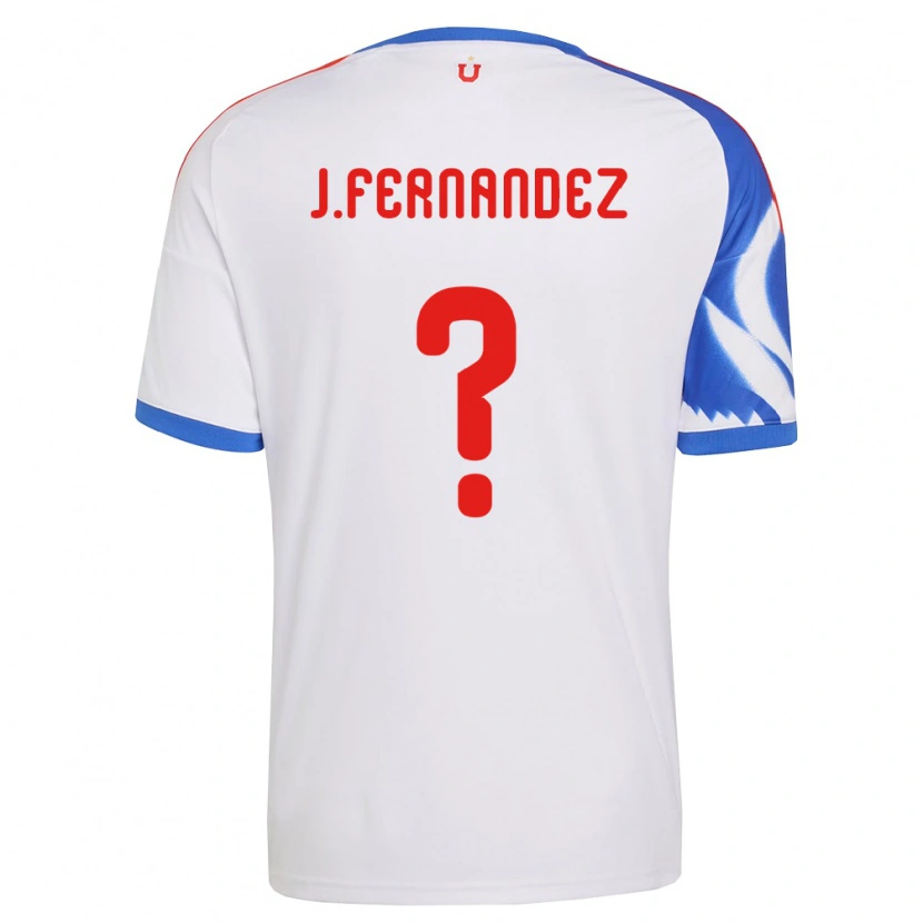 Danxen Kinderen José Matías Fernández #0 Wit Marineblauw Uitshirt Uittenue 2026/27 T-Shirt België