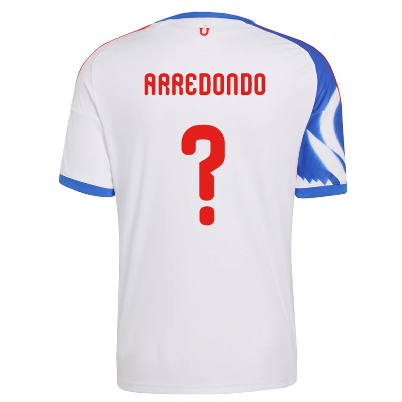 Danxen Kinderen Milovan Arredondo #0 Wit Marineblauw Uitshirt Uittenue 2026/27 T-Shirt België