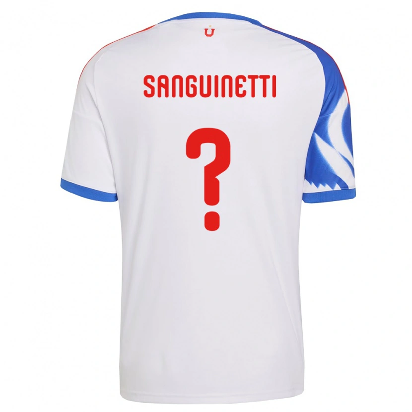 Danxen Kinderen Fernando Osorio Sanguinetti #0 Wit Marineblauw Uitshirt Uittenue 2026/27 T-Shirt België