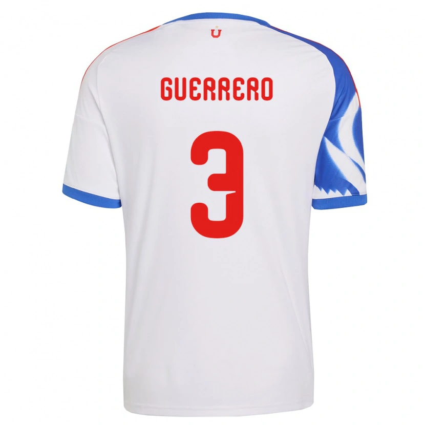 Danxen Kinderen Carla Guerrero #3 Wit Marineblauw Uitshirt Uittenue 2026/27 T-Shirt België