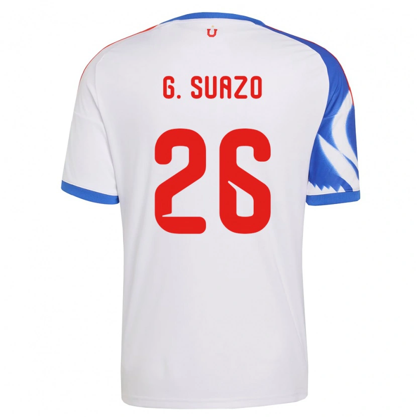 Danxen Kinderen Grettel Suazo #26 Wit Marineblauw Uitshirt Uittenue 2026/27 T-Shirt België