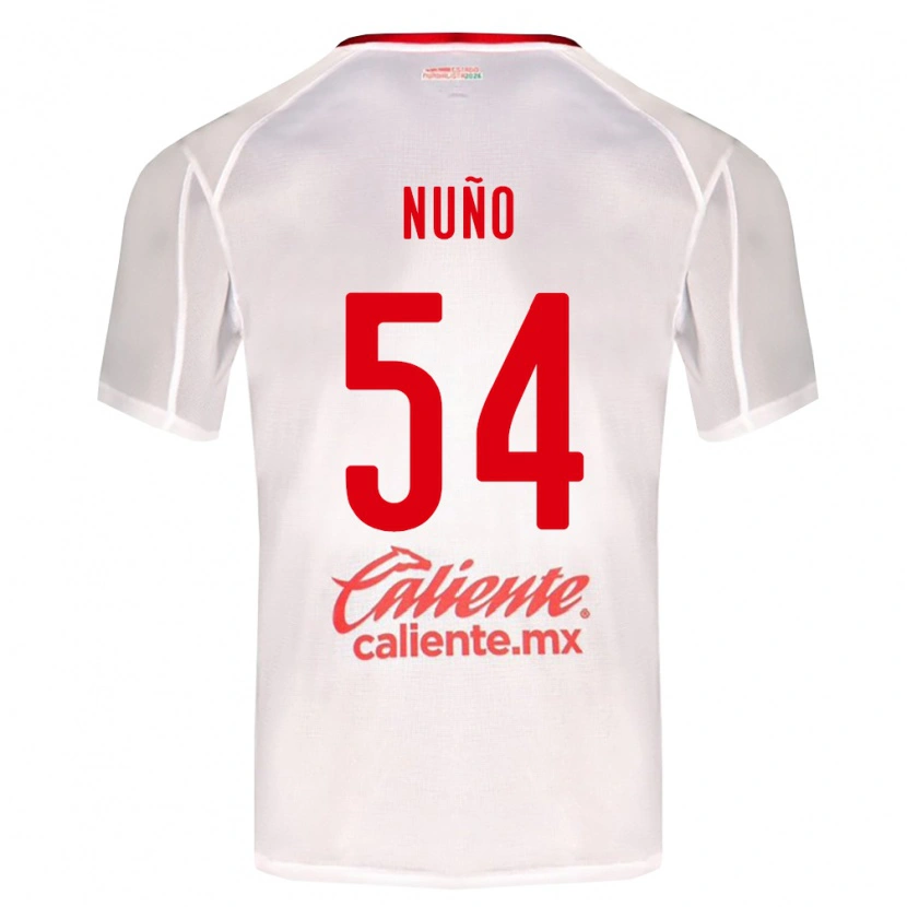 Danxen Kinderen Raúl Nuño #54 Wit Groen Rood Uitshirt Uittenue 2026/27 T-Shirt België