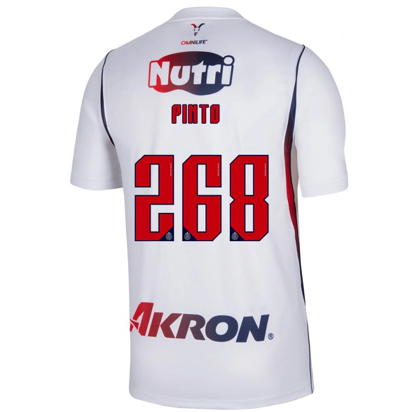 Danxen Kinderen Rigo Pinto #268 Wit Marineblauw Rood Uitshirt Uittenue 2026/27 T-Shirt België