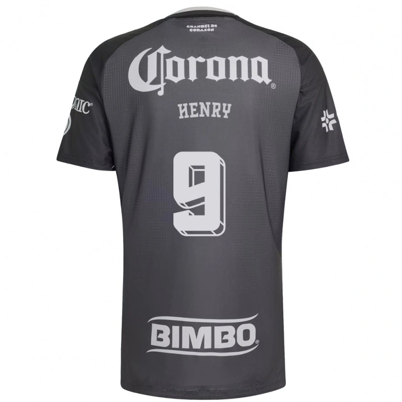 Danxen Kinderen Henry Martin #9 Grijs Wit Zwart Uitshirt Uittenue 2026/27 T-Shirt België