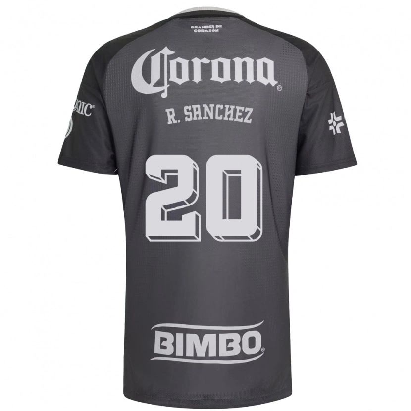 Danxen Kinderen Richard Sanchez #20 Grijs Wit Zwart Uitshirt Uittenue 2026/27 T-Shirt België
