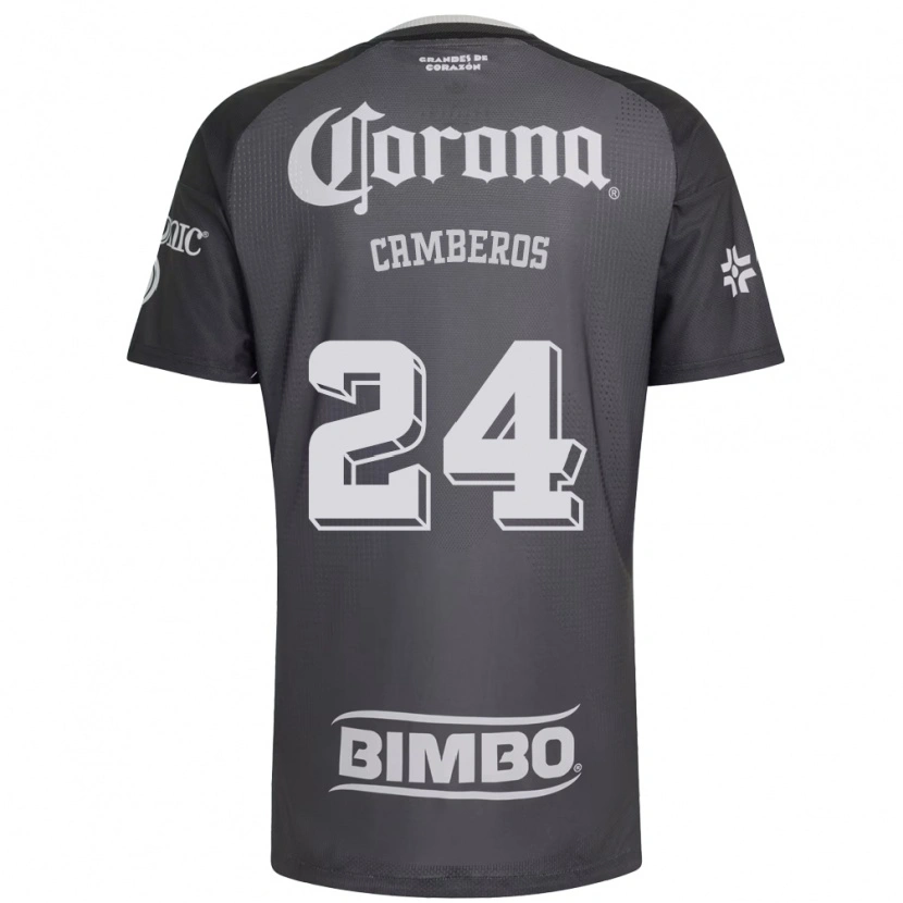 Danxen Kinderen Scarlett Camberos #24 Grijs Wit Zwart Uitshirt Uittenue 2026/27 T-Shirt België