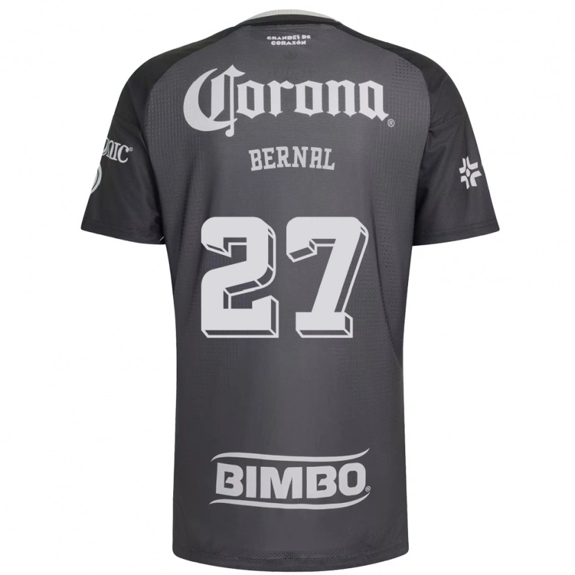 Danxen Kinderen Mayra Pelayo Bernal #27 Grijs Wit Zwart Uitshirt Uittenue 2026/27 T-Shirt België