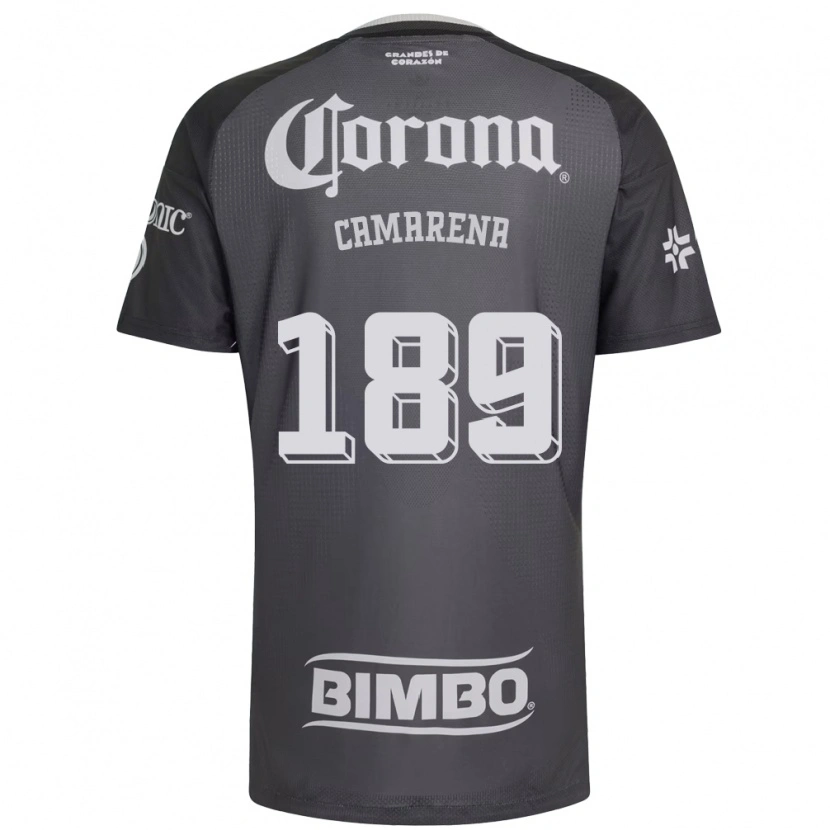 Danxen Kinderen Luis Camarena #189 Grijs Wit Zwart Uitshirt Uittenue 2026/27 T-Shirt België
